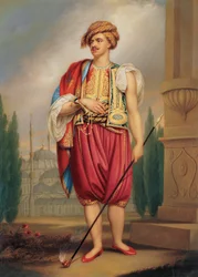 Portrait of Thomas Hope in Turkish Costume